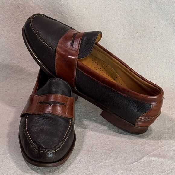 H.S. Trask Penny Loafers Mens Size 10.5N - Picture 8 of 16